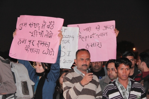 The Patriarchal-Protectionist Response - asking the State to don 'bangles/choodiyan' - Photograph by Vijay Kumar