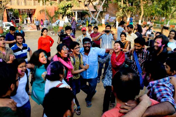 Celebrations at JNU began early, as soon as the news of Umar and Anirban's bail order became public